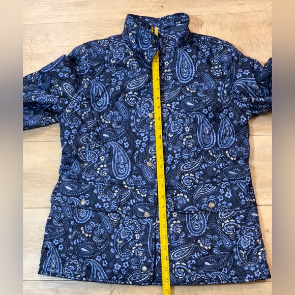 NWT Talbots Quilted Paisley Jacket Size Medium - Picture 8 of 9
